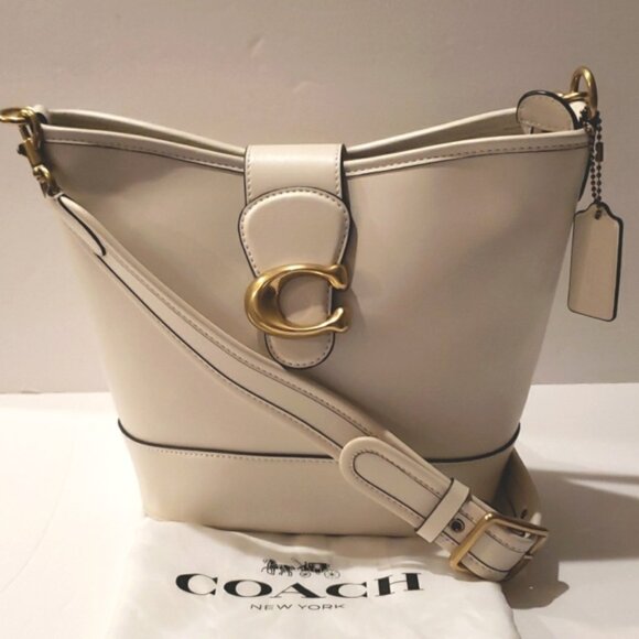 COACH TALI BUCKET BAG  CA112  I  WHITE  I  EUC (NEVER USED) - Picture 1 of 15